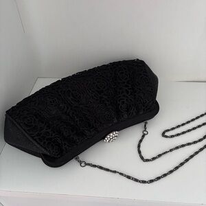 NWOT NANCY KYOTO Black Evening Bag